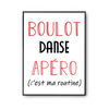 Affiche Danse C'est ma Routine - Planetee