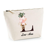 Trousse Lou-Ann Lettre fleur - Planetee
