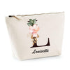 Trousse Louisette Lettre fleur - Planetee