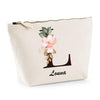 Trousse Louna Lettre fleur - Planetee