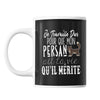 Mug Chat Persan Je travaille dur - Planetee