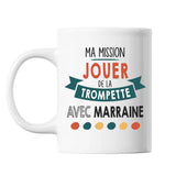 Mug Ma mission Trompette avec Marraine - Planetee