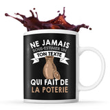 Mug personnalisable poterie Prénom Métier Age tasse pour Potier - Planetee
