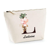 Trousse Ludivine Lettre fleur - Planetee