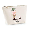 Trousse Lydia Lettre fleur - Planetee