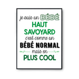 Affiche fier d'être Haut Savoyard - Planetee