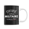 Mug Homme Militaire Meilleur de France | Tasse Noire métier - Planetee