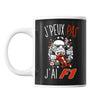 Mug J'peux pas j'ai F1 référence Formule 1 | Tasse Pop Culture - Planetee