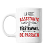 Mug La Petite Assistante de Télétravail de Parrain - Planetee