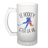 Chope de bière Hockey c'est la vie - Planetee