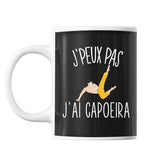 Mug Capoeira j'peux pas Noir - Planetee