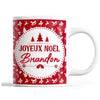 Tasse Noël Brandon Rouge - Planetee