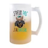Chope de bière Batterie j'peux pas - Planetee
