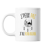 Mug Ramadan j'peux pas Blanc - Planetee