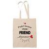 Sac Tote Bag Petit Bazar d'une Friend d'amour - Planetee