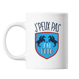 Mug Polo j'peux pas Blanc - Planetee