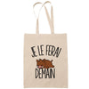 Sac Tote Bag phacochère je le ferai demain beige - Planetee