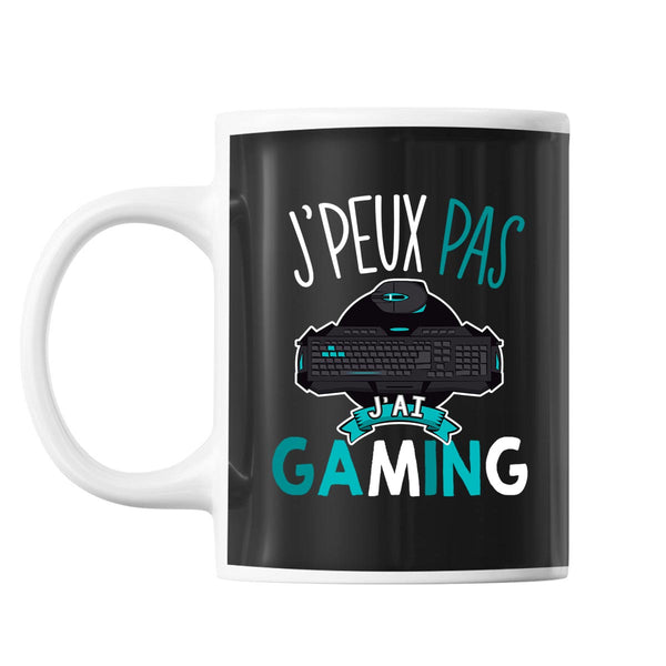 Mug Gaming j'peux pas Noir - Planetee