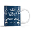 Tasse Noël Marie-Line Bleu - Planetee