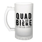 Chope de bière Quad et bière - Planetee