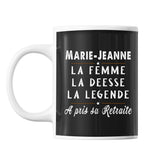 Mug prénom Marie-Jeanne cadeau départ retraite - Planetee