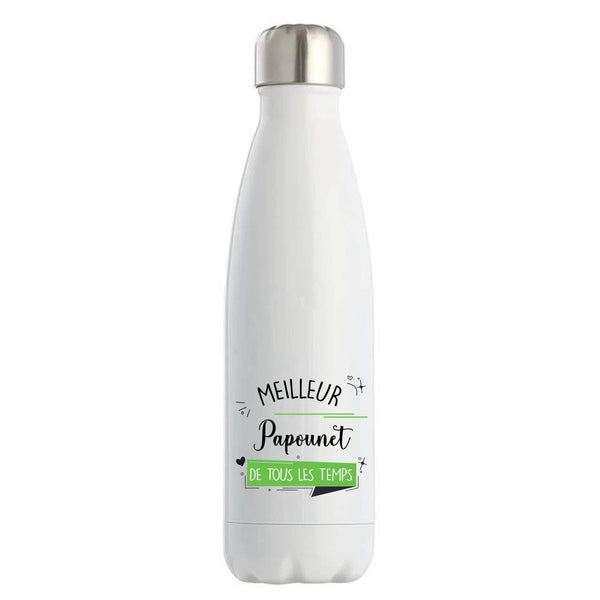 Bouteille isotherme Meilleur Papounet de tous les temps - Planetee