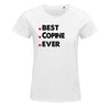 T-shirt femme Best Copine Ever - Planetee