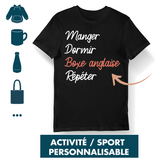 Cadeau Manger Dormir Activité / Sport Personnalisable - Planetee