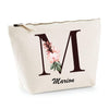 Trousse Marion Lettre fleur - Planetee