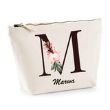 Trousse Marwa Lettre fleur - Planetee