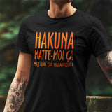 T-shirt homme Hakuna Matte Moi ça - Planetee