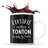 Mug noir Certifié Tonton - Planetee