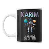 Mug Prénom Karim Univers - Planetee