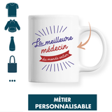 Mug Femme Meilleure du Monde Métier Personnalisable - Planetee