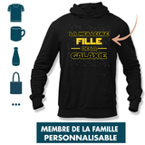 Idée Cadeau Meilleur(e) Membre Famille Galaxie Personnalisable - Planetee