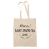 Sac Tote Bag Merci Agent d'entretien Adorée - Planetee