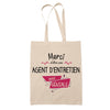 Sac Tote Bag Merci Agent d'entretien Géniale - Planetee