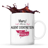 Mug Merci Agent d'entretien Géniale - Planetee