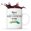 Mug Merci Agent d'entretien Inoubliable Femme - Planetee