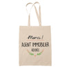 Sac Tote Bag Merci Agent immobilier Adorée - Planetee