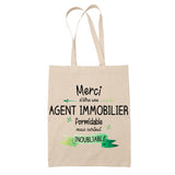 Sac Tote Bag Merci Agent d'entretien Inoubliable Femme - Planetee