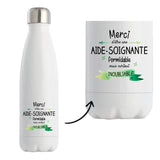 Bouteille isotherme Aide-soignante inoubliable femme - Planetee