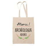 Sac Tote Bag Merci Archéologue Adorée - Planetee