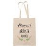 Sac Tote Bag Merci Artiste Adorée - Planetee