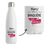 Bouteille isotherme Banquière géniale - Planetee