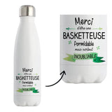 Bouteille isotherme Basketteuse inoubliable femme - Planetee