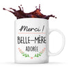 Mug Merci Belle-Mère Adorée - Planetee