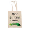 Sac Tote Bag Merci Belle-Mère Inoubliable Femme - Planetee
