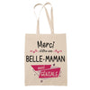 Sac Tote Bag Merci Belle-Maman Géniale - Planetee
