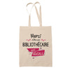 Sac Tote Bag Merci Bibliothécaire Géniale - Planetee